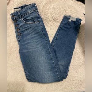 Abercrombie & Fitch High Rise Super Skinny Ankle - Curve Love